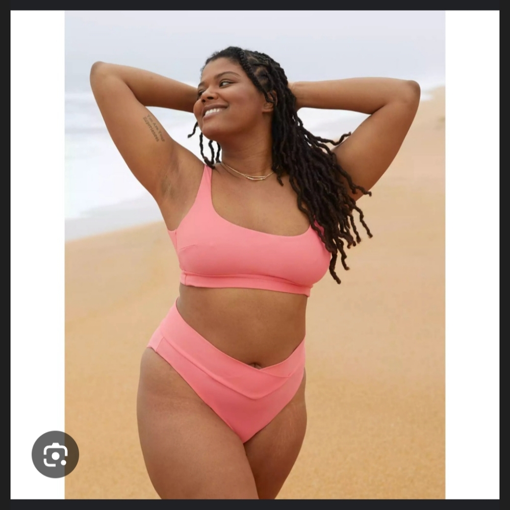 Aerie Banded Wide Strap Bikini Top